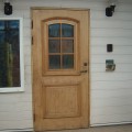 木製玄関ドア塗装前